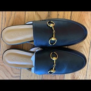 Gucci style Double G Saddle Slipper